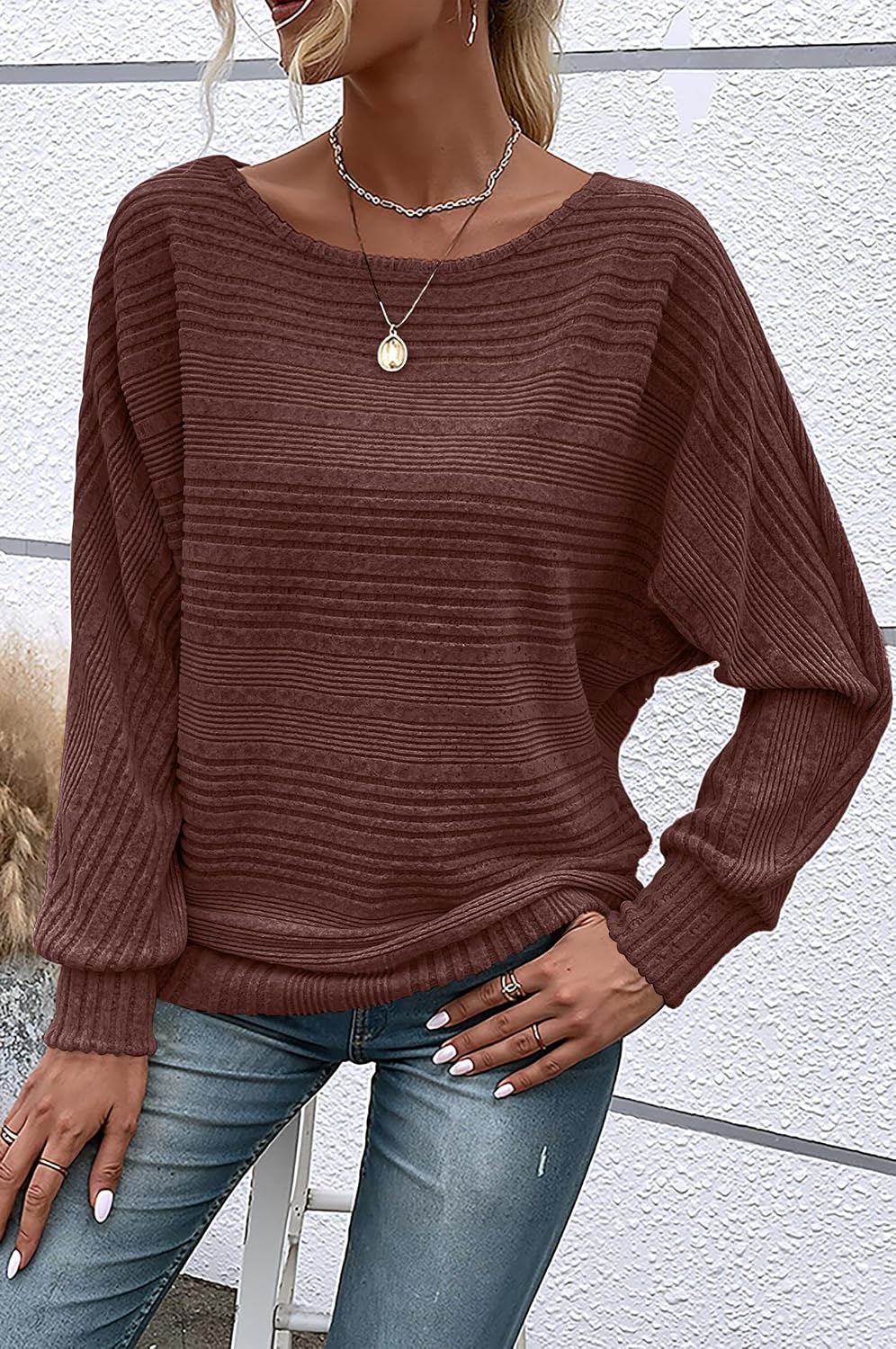 Long Sleeve Shirts for Women Tunic Tops Pullover Sweaters image 2