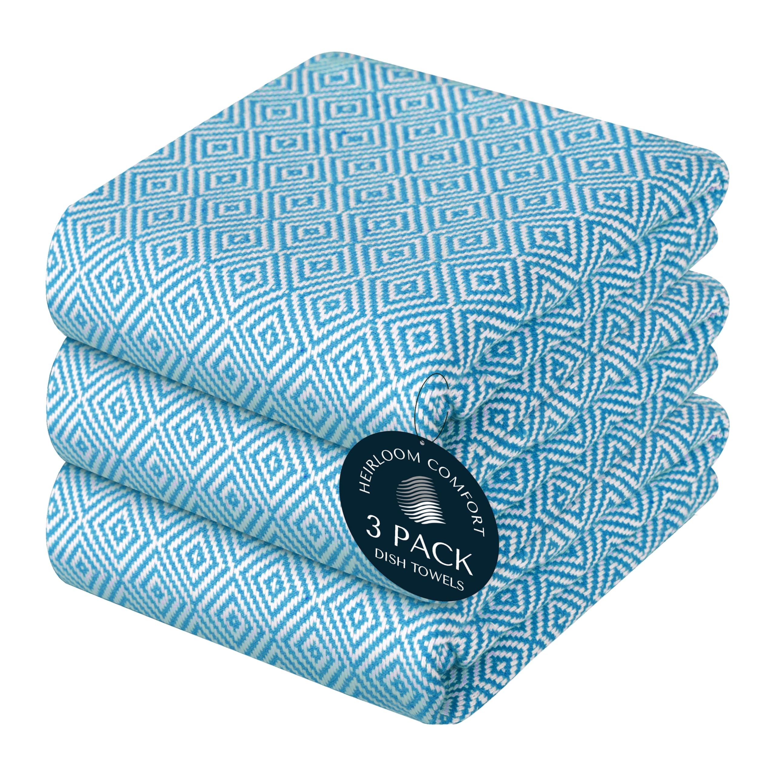 Torchons de cuisine réutilisables lot de 3 essuie-tout coton durables
