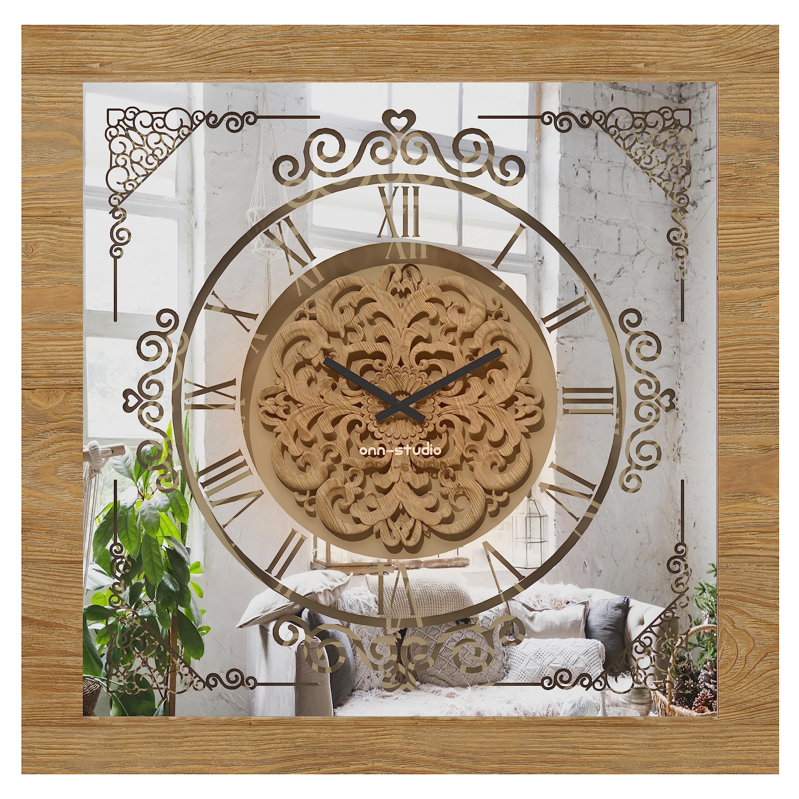 Chronométreur traditionnel rétro au charme floral pour la maison