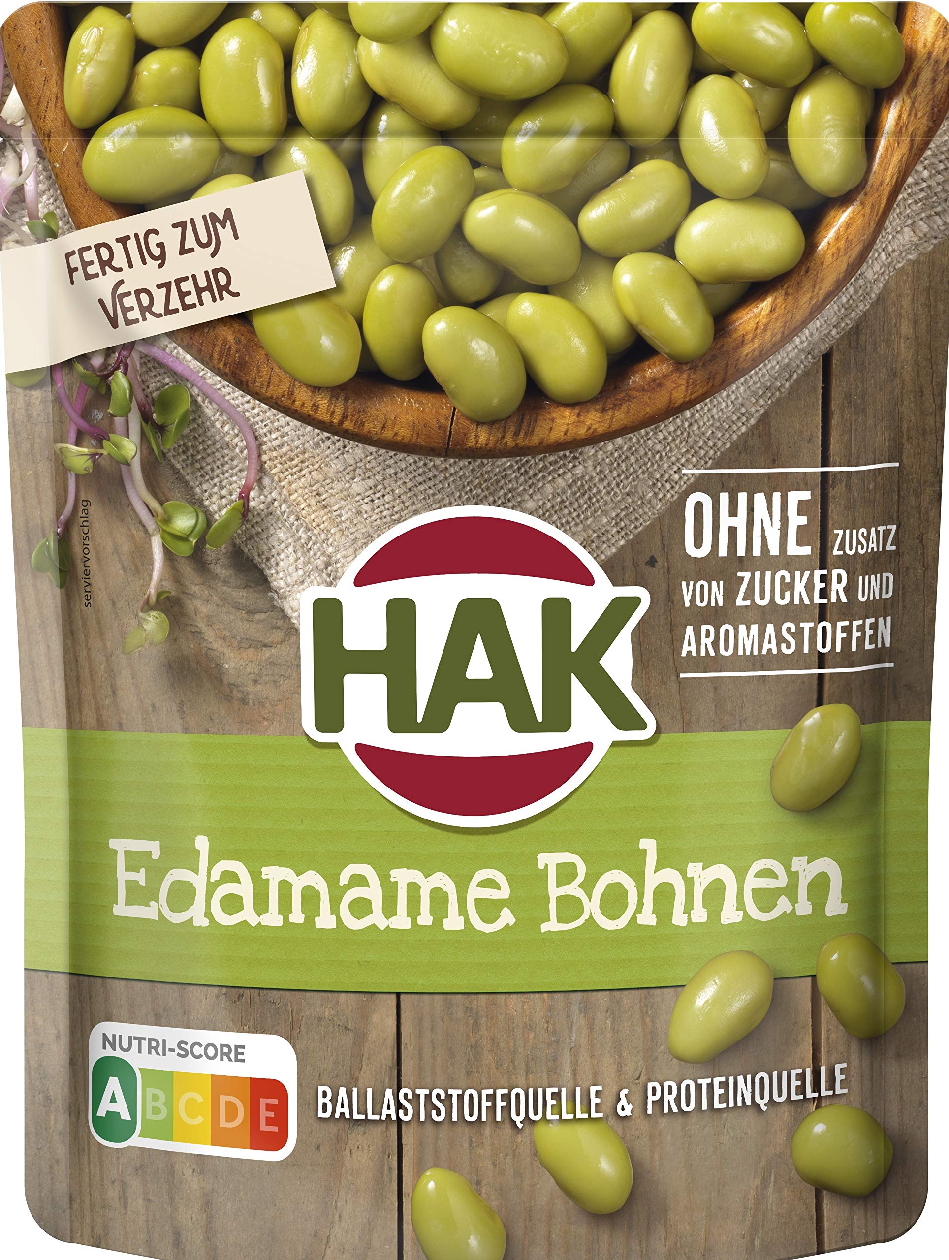 Edamame Bohnen 150g im Beutel HAK 7 Stück (7 x 150gr)