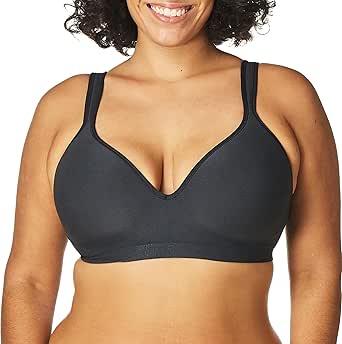 Bali Womens Comfort Revolution Wireless Bra, Full-Coverage Wirefree Bra, Cool Comfort Fabric