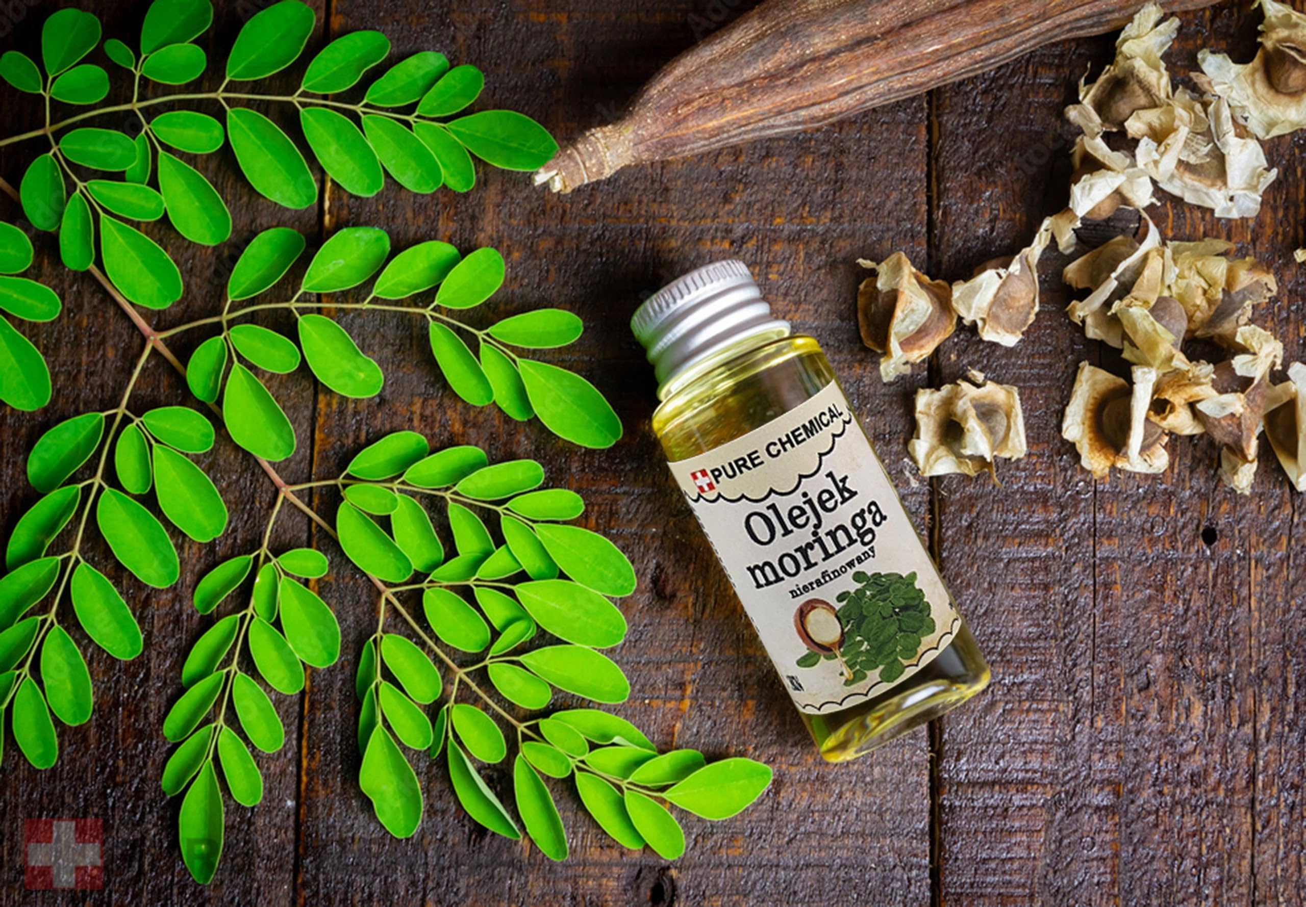 CHOSA Olio di Moringa 1L con Dispenser, Spremuto a Freddo, Non Raffinato, per Corpo Viso Capelli e Cosmetici Fai da Te