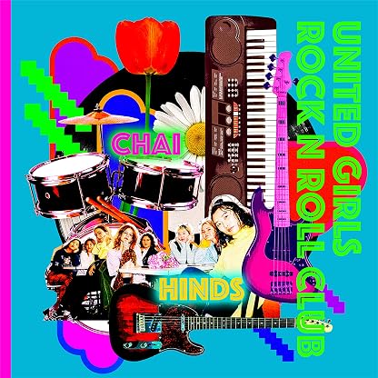 United Girls Rock 'N' Roll Club (Vinil Translúcido / Violeta) por Chai & Hinds, capa do álbum