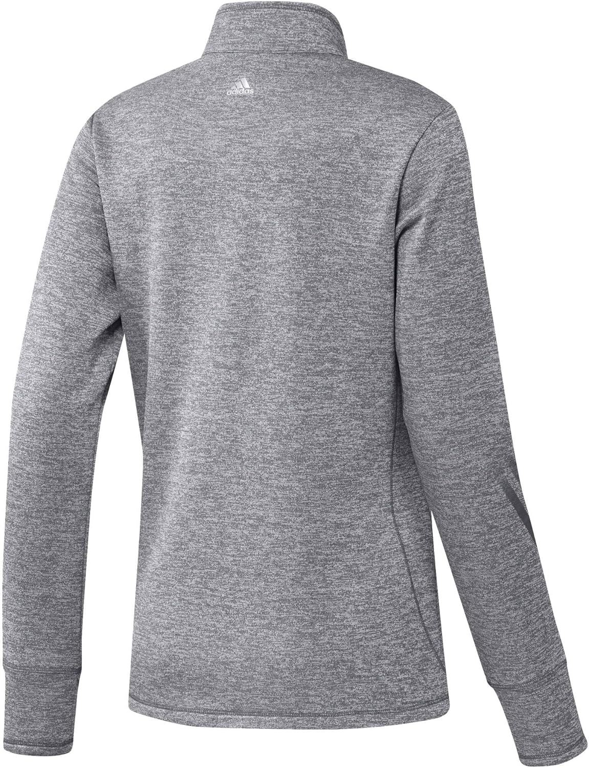 adidas Women's 3-Stripes Heather Layer 1/4 Zip - Image 5