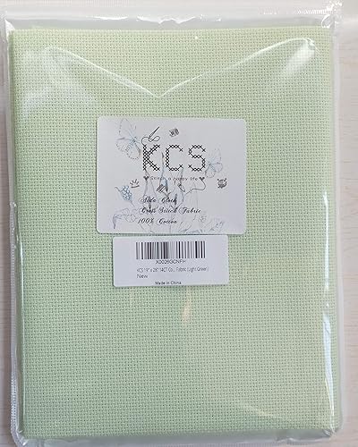 Miniatura 94 de 19" x 28" 14CT Tela de punto de cruz de algodón Aida (lino)