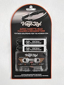 Vinyl Styl? VS-A-018 Audio Cassette Head Cleaner & Demagnetizer - For Home/Auto/Portable
