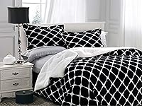 Vista 13 de Elegant Comfort Softest - Juego de edredón de 3 piezas de microvisón de alta calidad, suave, acogedor, con respaldo de sherpa, reversible