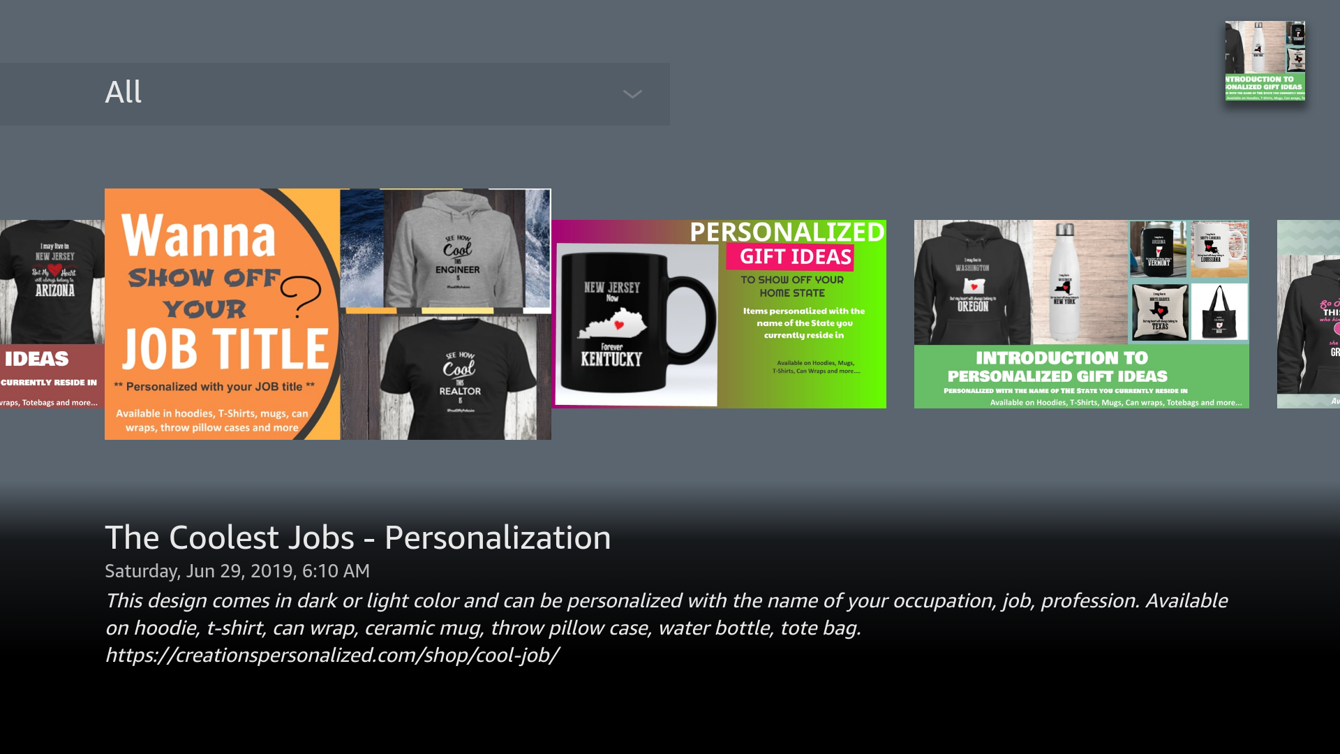 Personalization Store Creations Personalized Shopping Store - App on Amazon Appstore