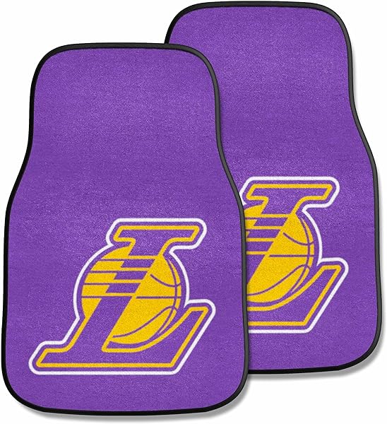 FANMATS NBA Unisex-Adult Front Carpet Car Mat Set - 2 Pieces