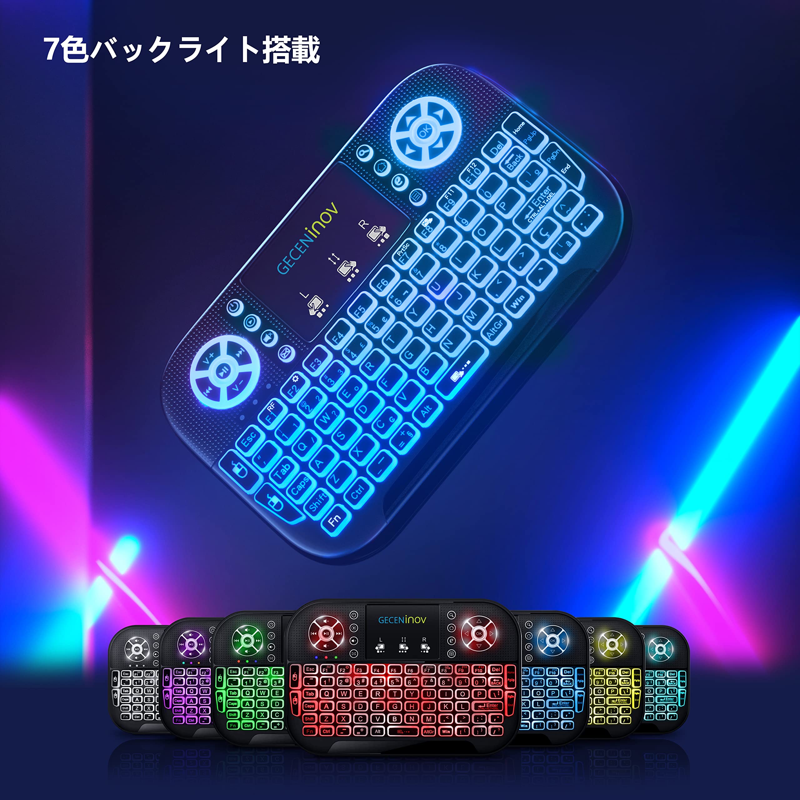 Amazon | ミニ キーボードMini Bluetooth keyboard タッチパッド搭載 