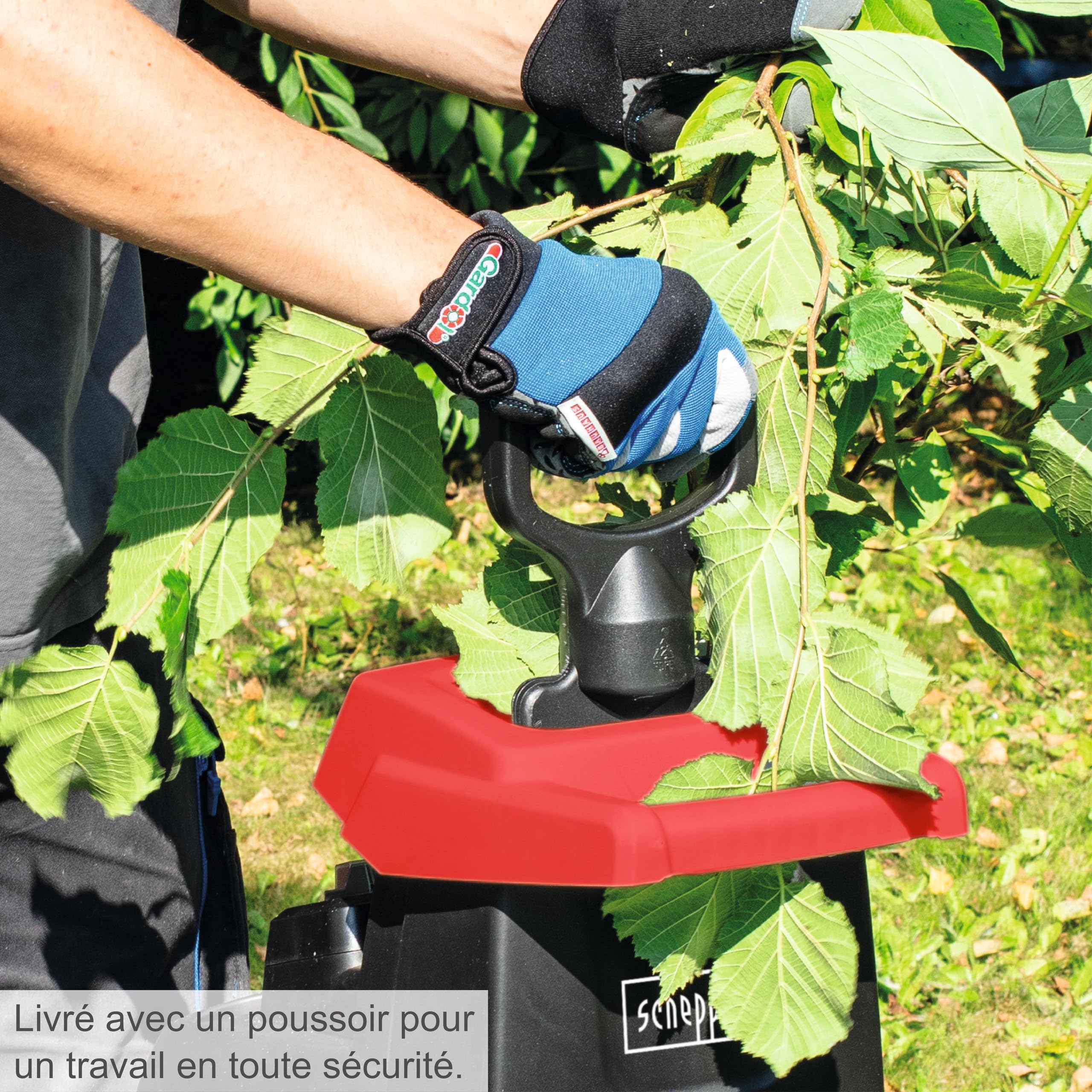 Scheppach Broyeur de Jardin électrique 2 en 1 GS55-2400W - 45 litres