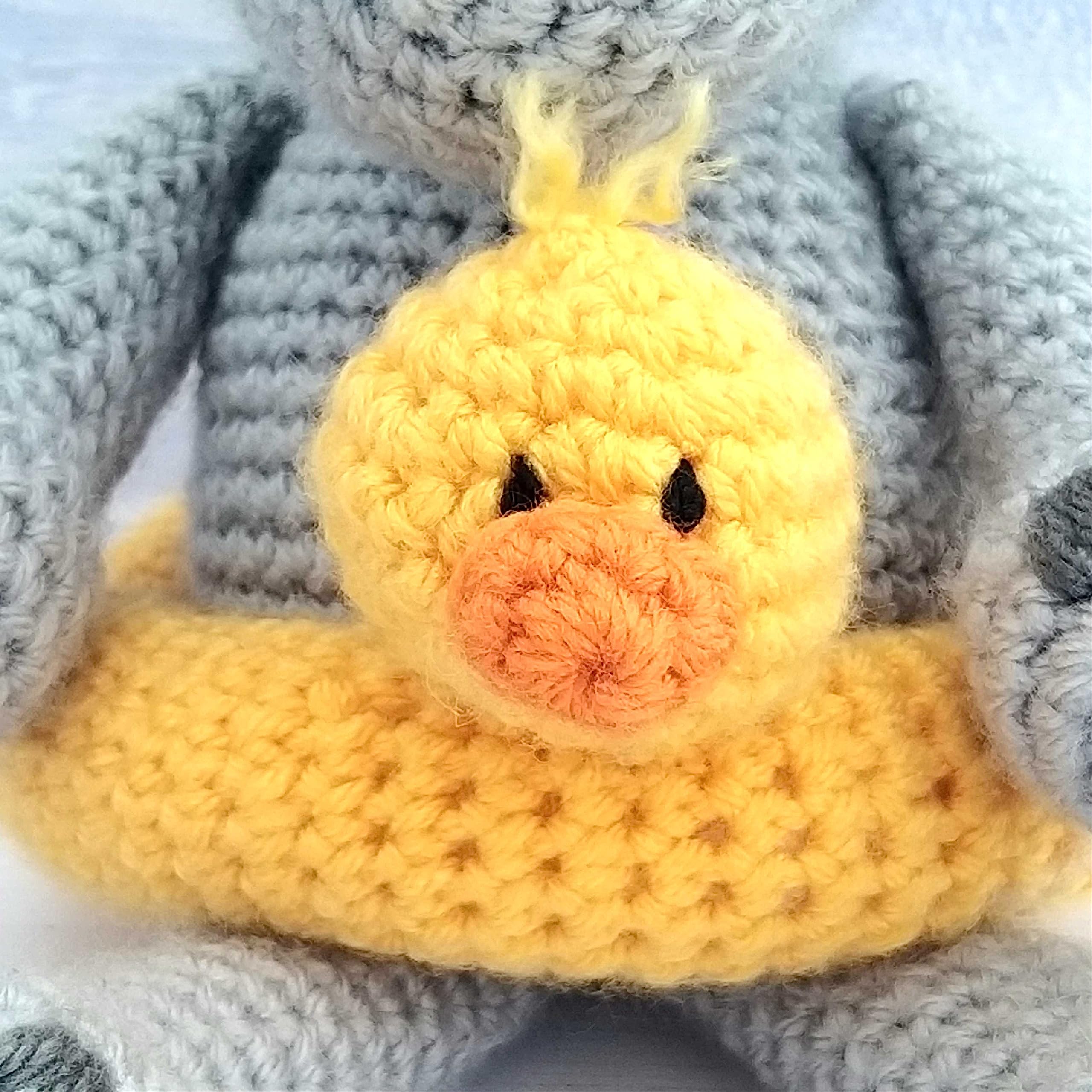 WeeWoollyWonderfuls Crochet Kit - Henry the Hippo Luxury Crochet Craft Kit, Silver Grey and Yellow, 29cm - Image 7