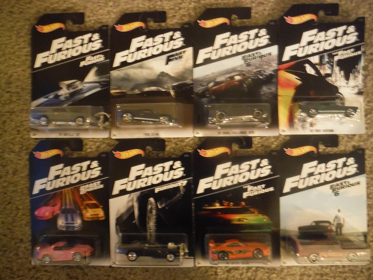 Hot Wheels 2016 Fast and the Furious 8 Car Exclusive Set Movie Cars