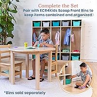 Vista 6 de ECR4Kids armario para abrigos de abedul, natural, Natural, 1