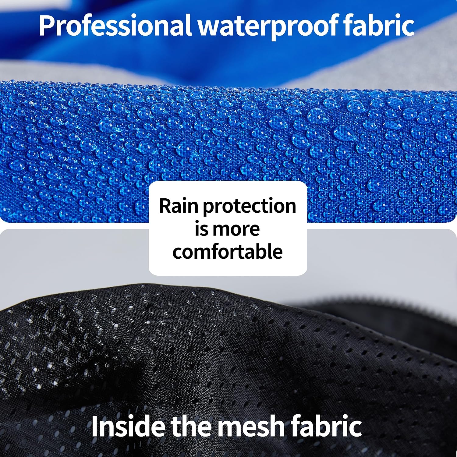 SRsafety High Visibility Rain Gear, Class 3 High Visibility Work Rain Gear for Men, Construction Rain Suits