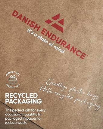 DANISH ENDURANCE Compression Socks, Organic Cotton Flight Socks, 14-18 mmHg