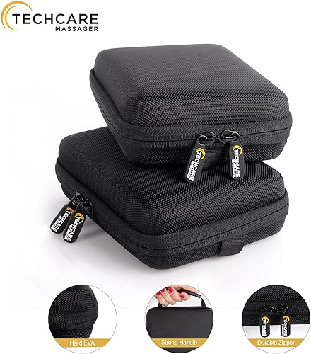 Miniatura 7 de TechCare Plus 24 Estimulador muscular TENS/EMS de doble canal - 24 modos preprogramados, recargable, estuche de viaje incluido - Alivio del dolor