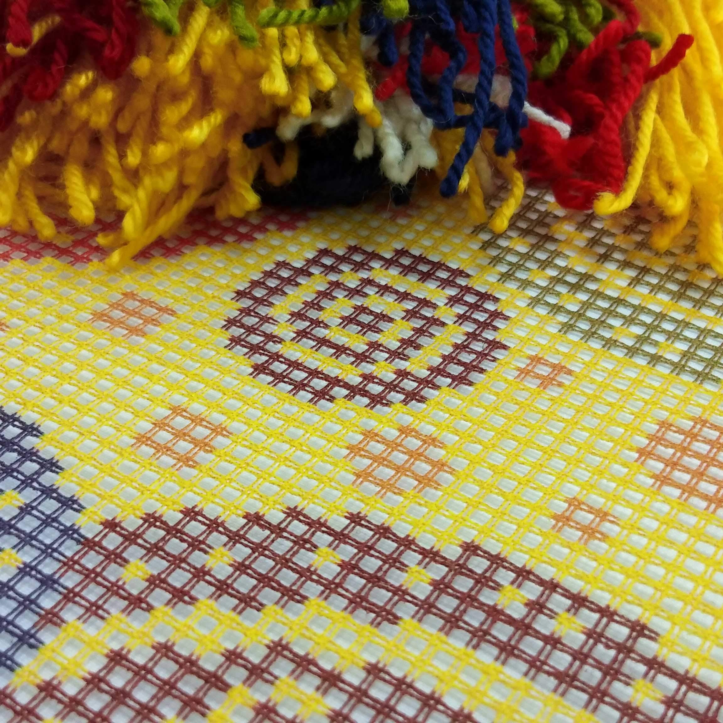 Dossier De Coussin Pour Point De Croix - Taille Finie 40x40 Cm (brute 43x43 Cm) - Avec Fermeture éclair - Plusieurs Couleurs Disponibles - Idéal Pour Kits De Broderie - 4
