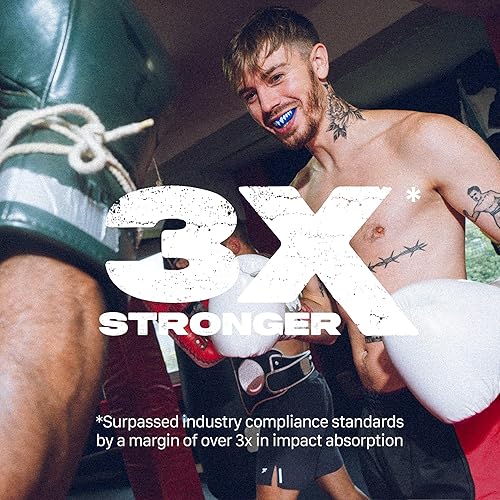 Miniatura 2 de SAFEJAWZ - Protector bucal de corte delgado para adultos y jóvenes, con estuche, ideal para boxeo, baloncesto, lacrosse, fútbol, MMA, artes