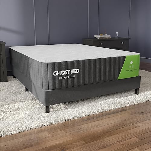Miniatura 14 de GhostBed Base ajustable + colchón híbrido exclusivo de 12 pulgadas, tamaño individual XL, colchón híbrido de espuma viscoelástica refrescante y