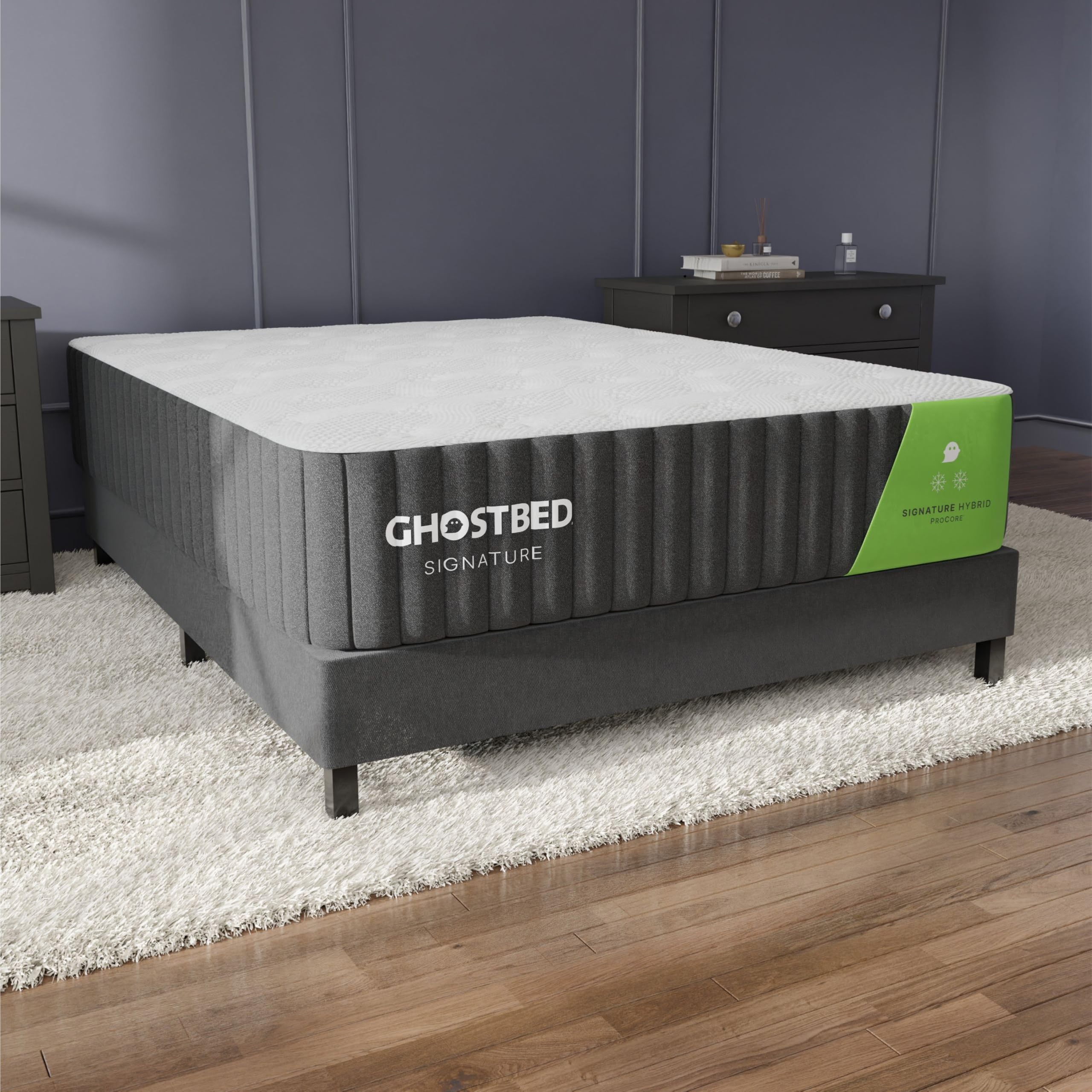 Amazon.com: GhostBed Signature Hybrid 12” Twin XL Mattress + Metal
