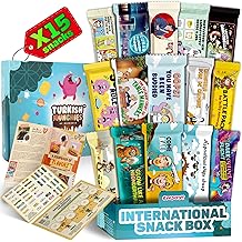 Midi International Food Hamper | Premium Exotic Foreign Foods | Unique Hampers & Gourmet Gift para Hombres y Mujeres | American Alike Retro Turkish Foods | 12 Full-Size + 1 Bonus Snacks