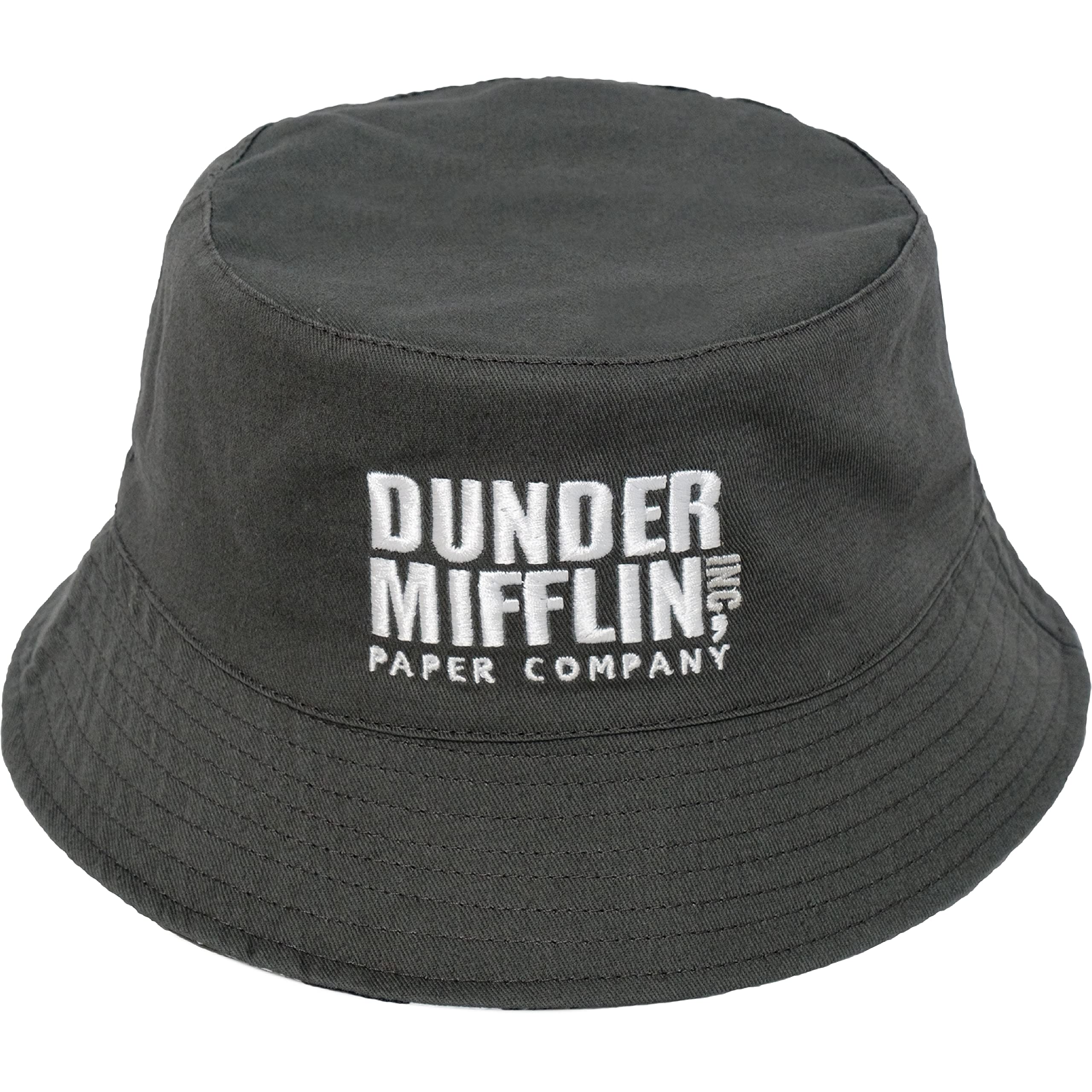 Concept OneThe Office Dunder Mifflin Bucket Hat, Packable Travel Hat, Wide Brim Summer Hat