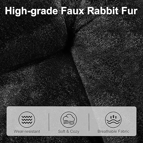 Miniatura 5 de Cómoda silla platillo para adultos, sillas plegables para sala de estar, silla de salón de piel sintética suave para dormitorio, sillas de lectura,