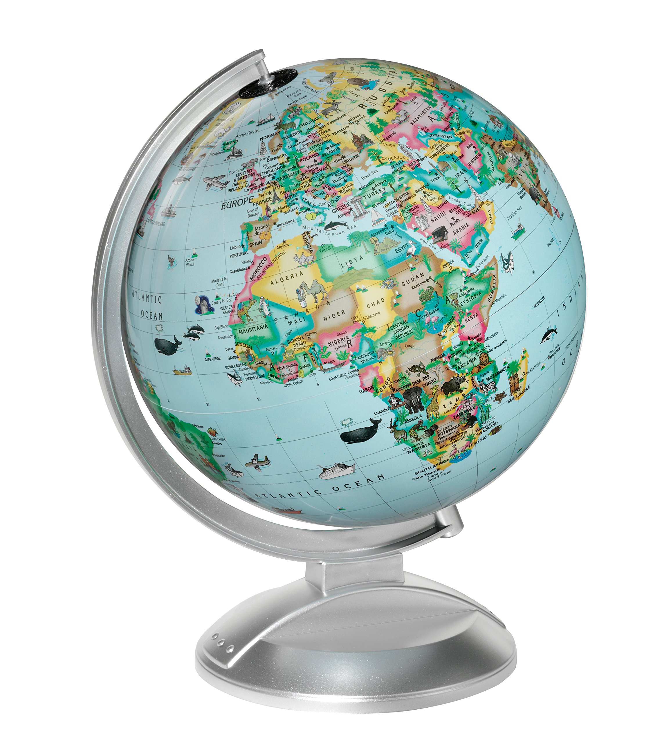 Replogle Illuminated Blue Globe 4 Kids