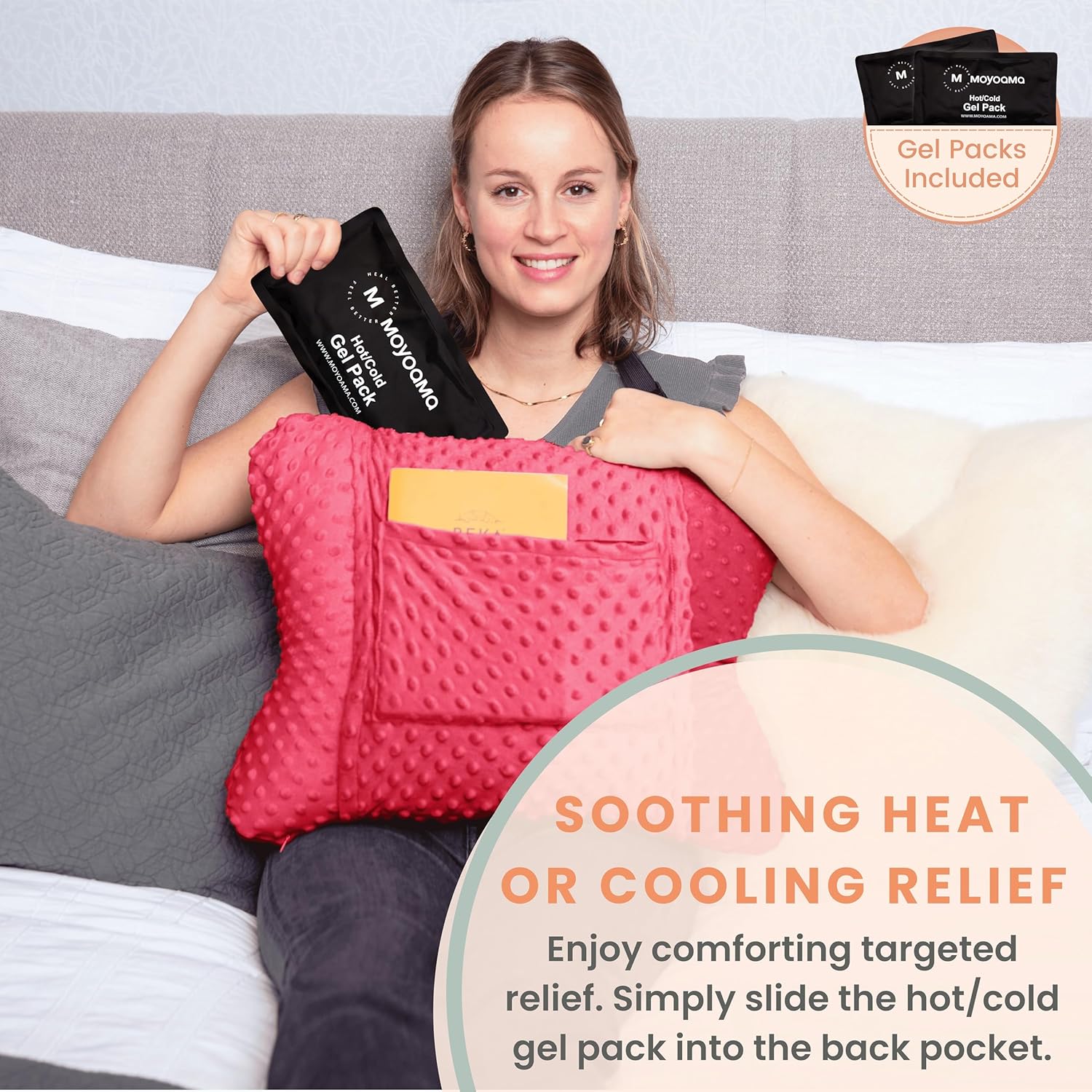 MOYOAMA Hysterectomy Pillow Post Surgery for Hysterectomy Recovery Must Haves- Surgery Pillow for Abdomen, Abdominal and C Section Recovery Supplies, Tummy Tuck and Abdominal Surgery Gifts