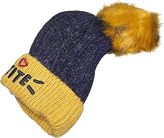 كاب للجنسين من جينيريك - كحلي واصفر مقاس M - موديل HAT-679 مائل للصفرة