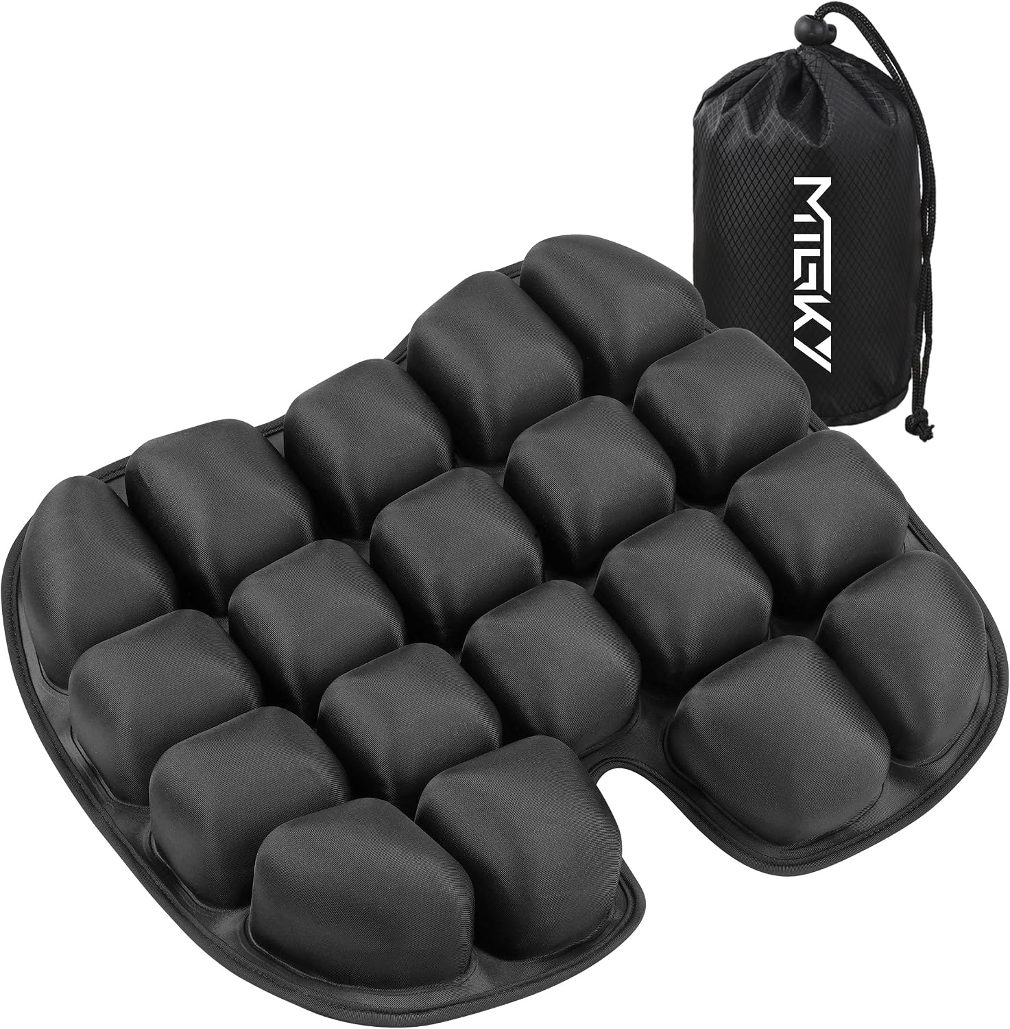 Upgrade Travel Seat Cushion for Airplane,Portable&Adjustable Air Seat Cushion,Coccyx Tailbone Pain Relief Chair Pad,Inflatable Cushion for Wheelchair, Travel,Driving,Office Work (Butterfly)