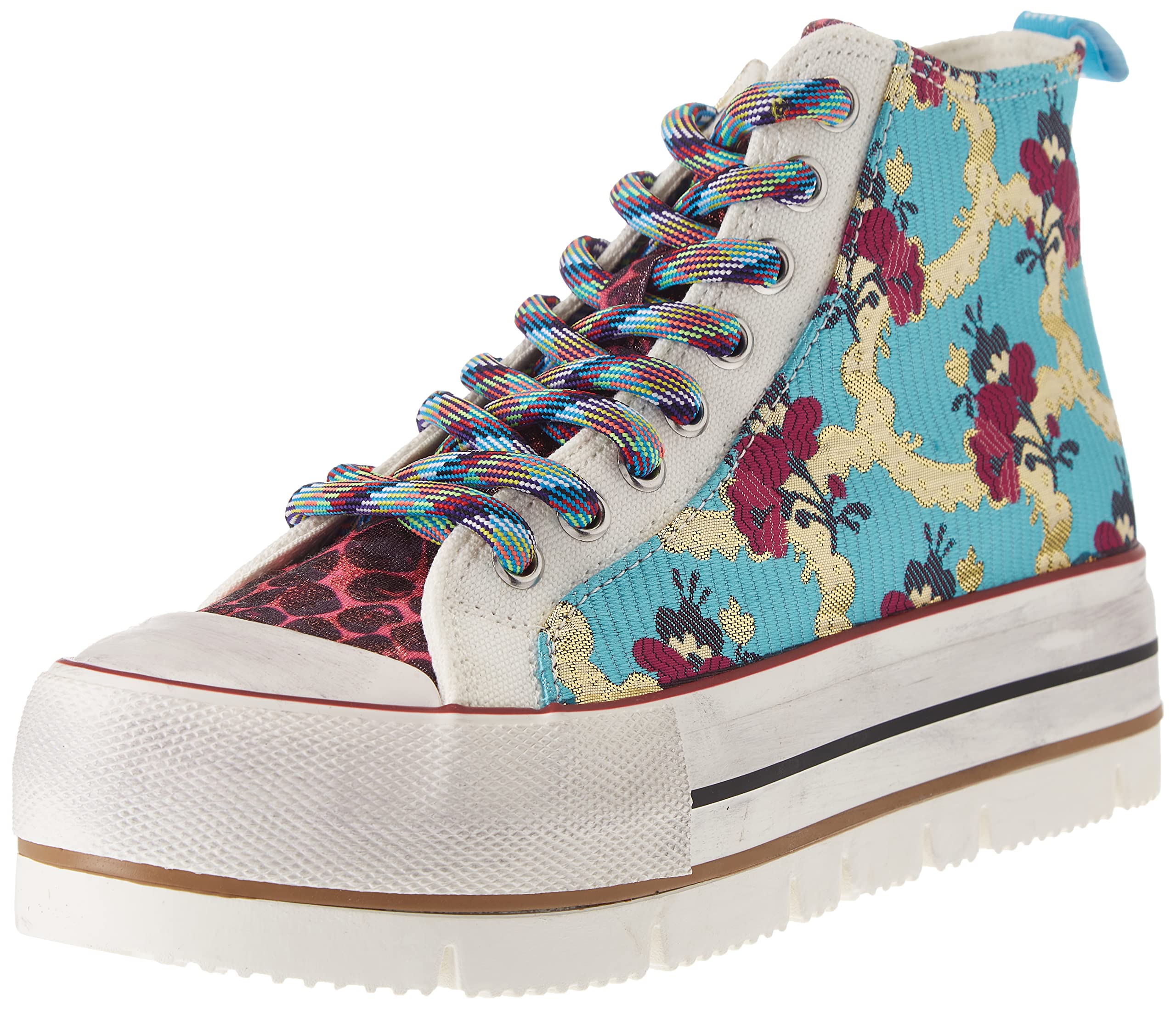 Desigual Shoes_Crush_Blue&G, Sneaker, Multicolor,