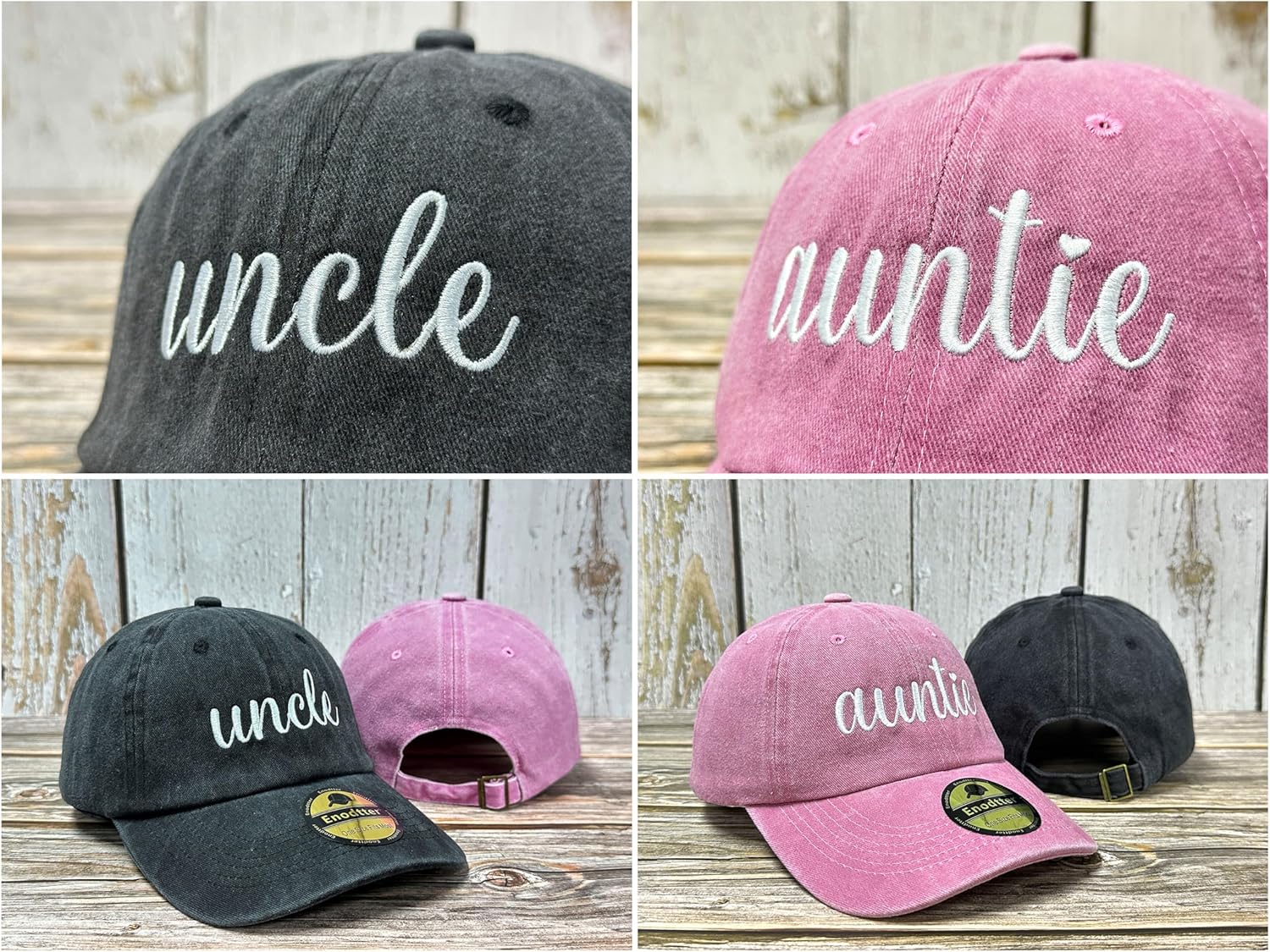 Embroidered Hats for Uncle Auntie Grandpa Grandma Mama Mini - Image 4