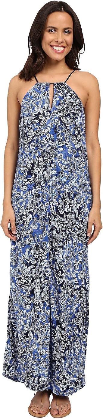 Indigo-Floral Maxi Dress at Amazon 