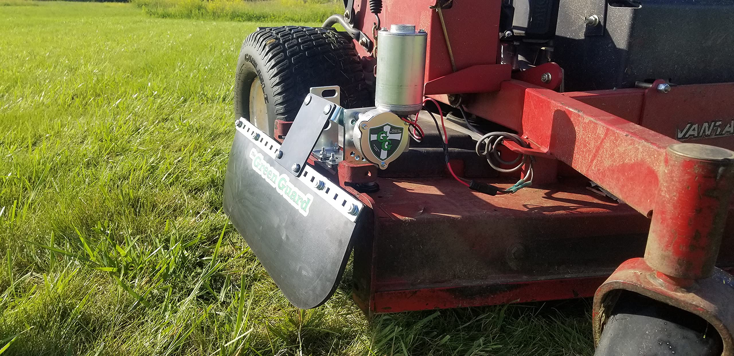 Generic The Green Guard 'Slim [Mini]' - Motorized Chute Blocker with Rubber Guard, Chrome and Black