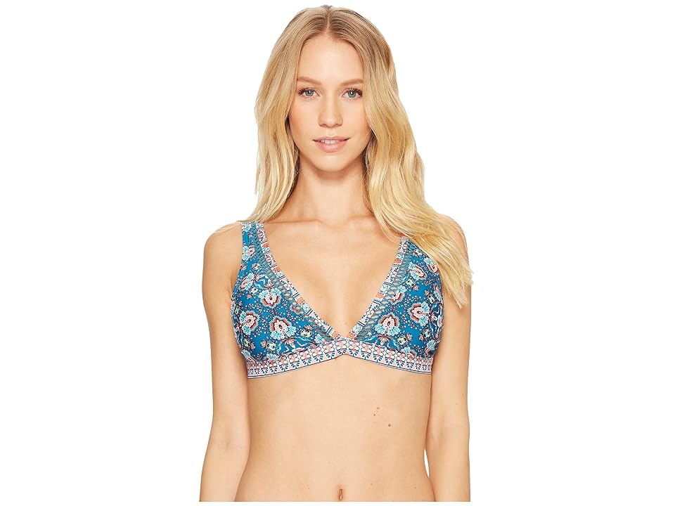 

Laundry by Shelli Segal Butterfly Twin Bikini Top (Deep Teal) Women's Swimwear, Green