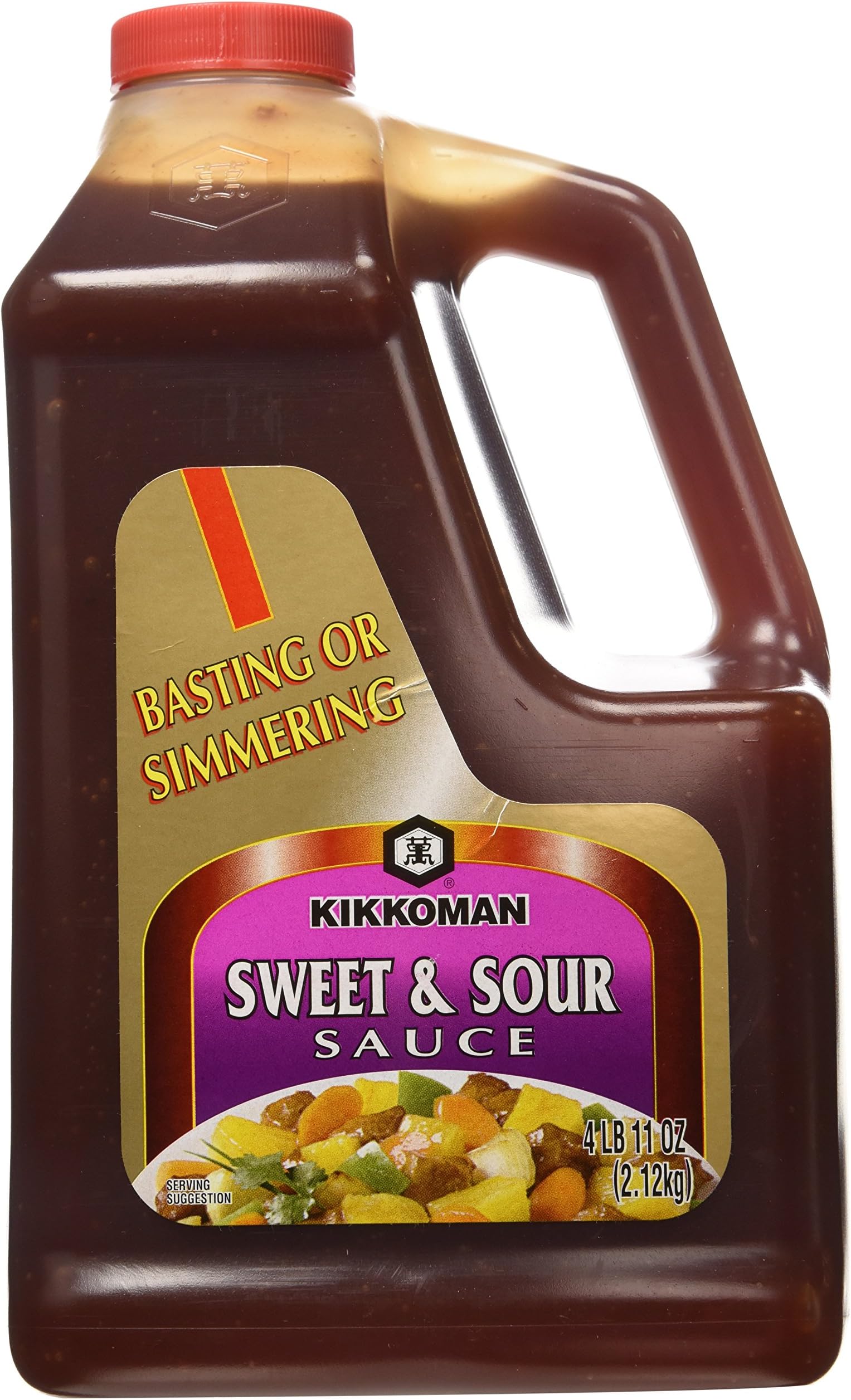 Kikkoman Sweet and Sour Sauce,Organic Dark Red Kidney, 4.67 Pound (Pack of 1),75 Ounce