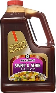 Kikkoman Sweet and Sour Sauce,Organic Dark Red Kidney, 4.67 Pound (Pack of 1),75 Ounce