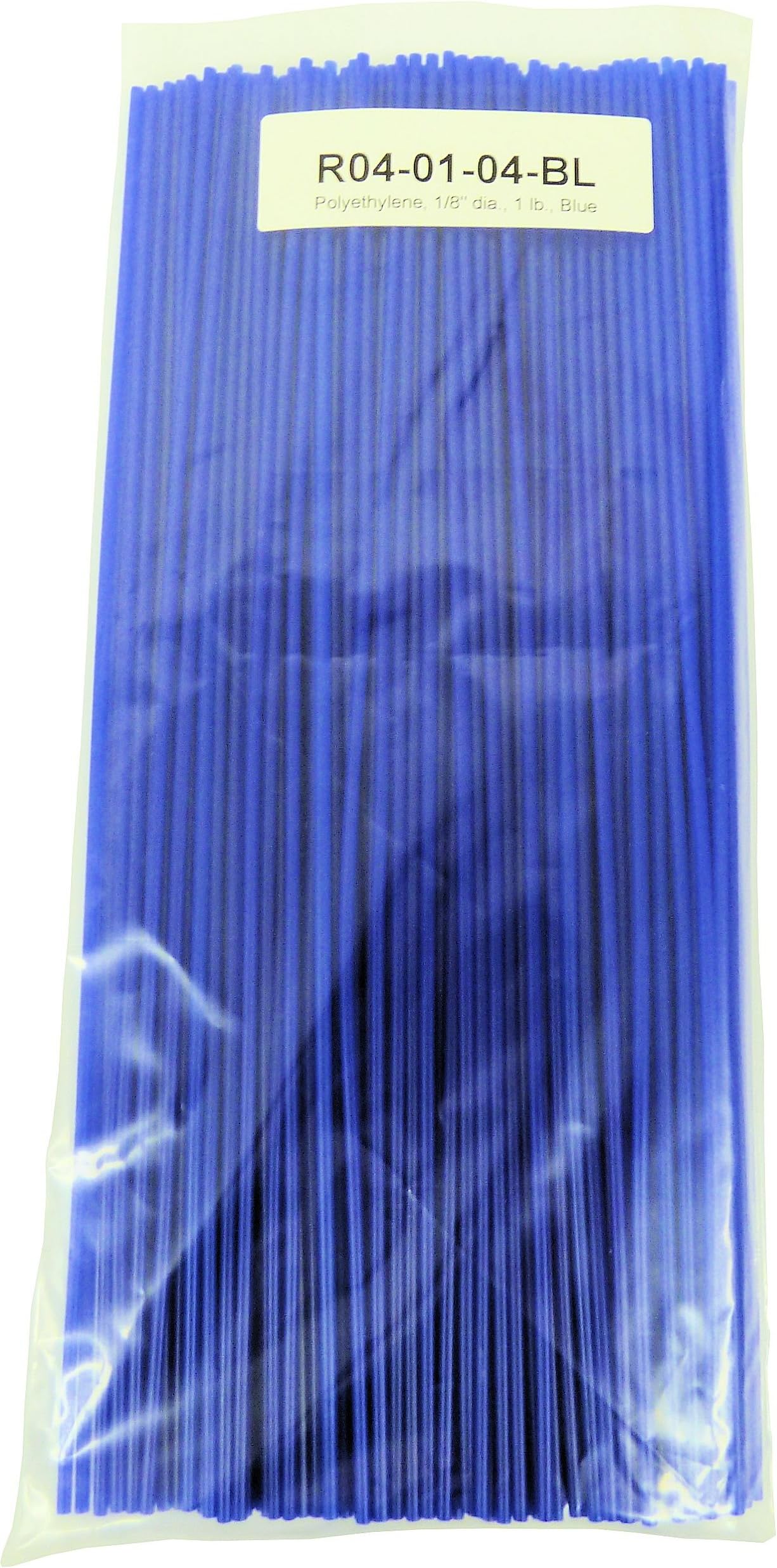 Polyethylene (LDPE) Plastic Welding Rod, 1/8" Diameter 1 lb, Blue