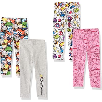 [Amazon Essentials] マルチパック レギンス (旧ブランド名:Spotted Zebra) ディズニー マーベル スター・ウォーズ アナと雪の …