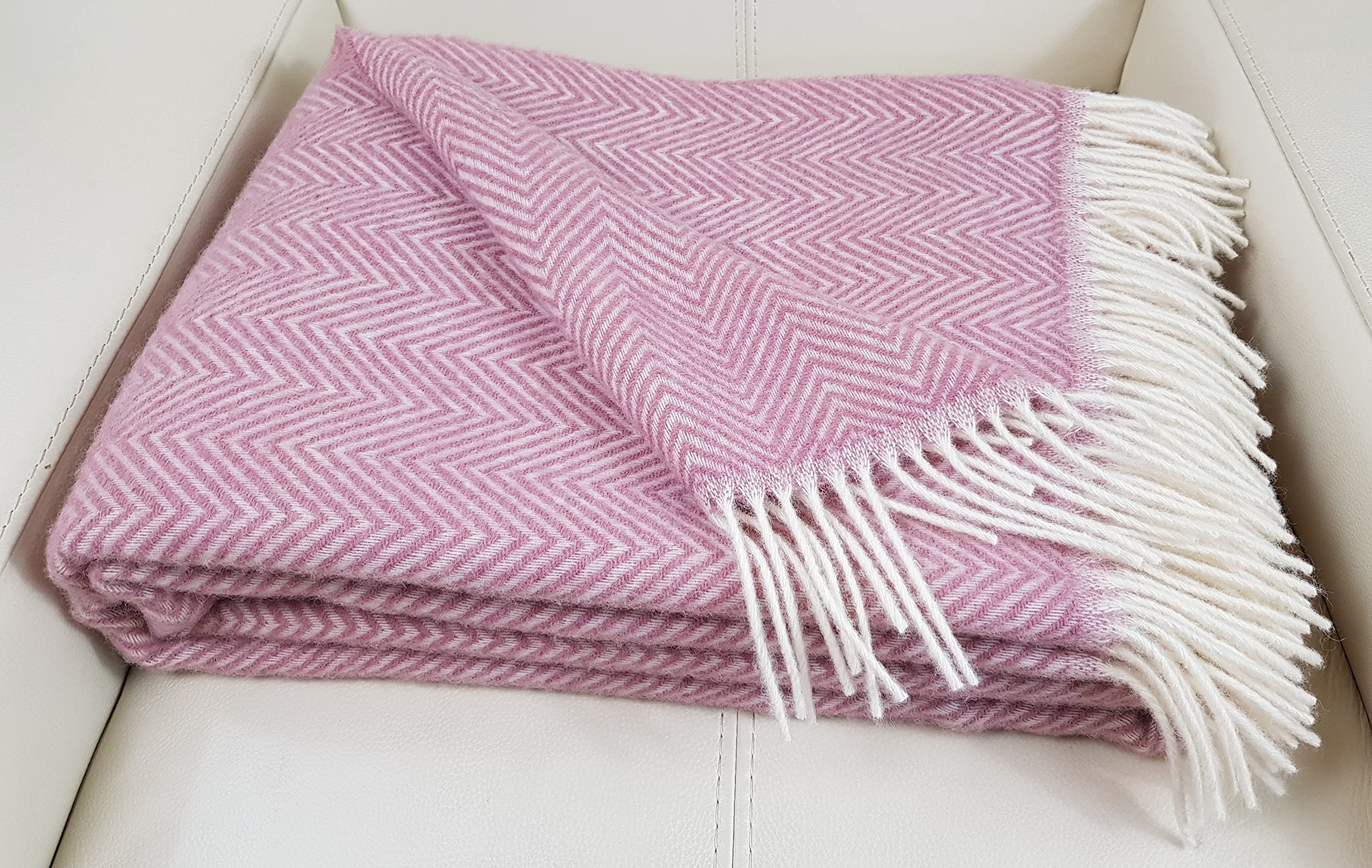 STTS International Deken 100% scheerwol 140 x 200 cm sprei scheerwol Tirol in vele kleuren (crème/ivoor (D-M