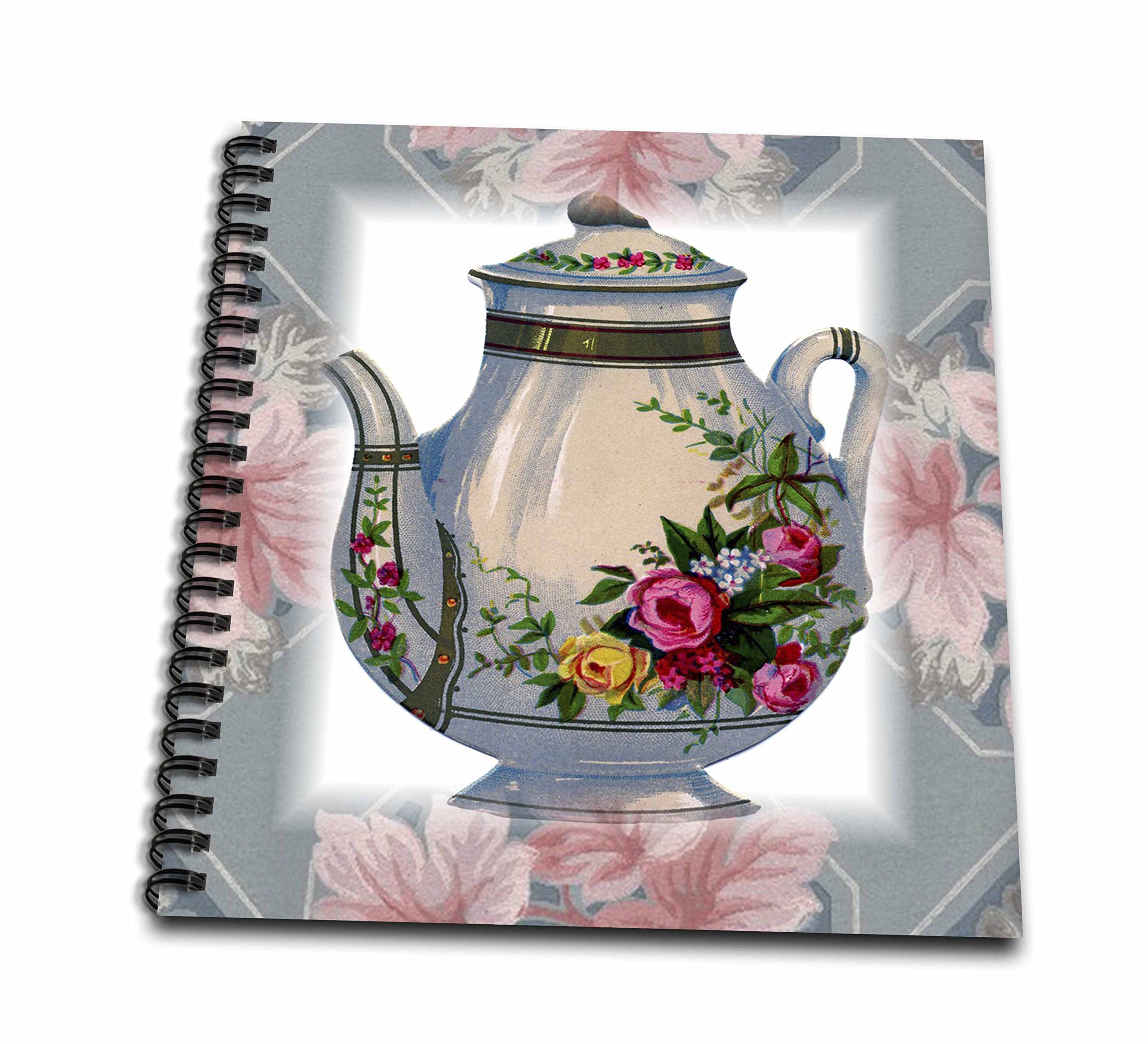 Album souvenir 3dRose DB 37380 2 motif théière victorienne rétro chic