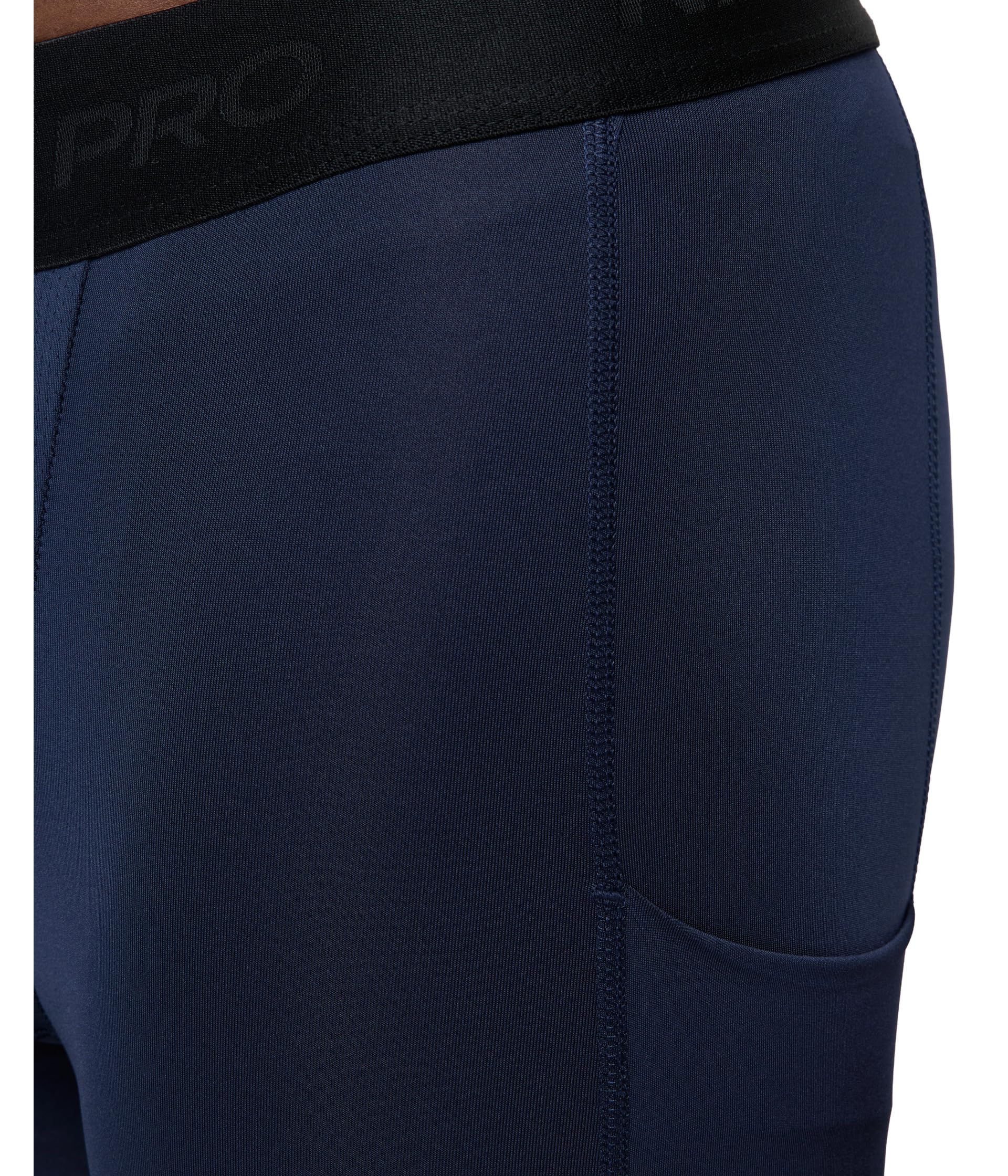 Nike Pro Dri-FIT - Mallas de Fitness para Hombre, Longitud 3/4 (FB7950-451, obsidiana/Blanco), Obsidiana/Blanco, Small