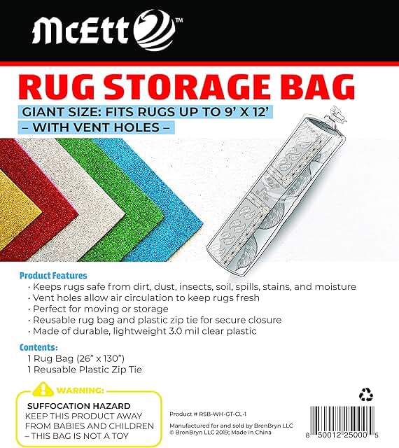 rug storage bags