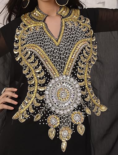 Vista 3 de KoC Women's Kaftan Maxi Dress Farasha Caftan KFTN116-White