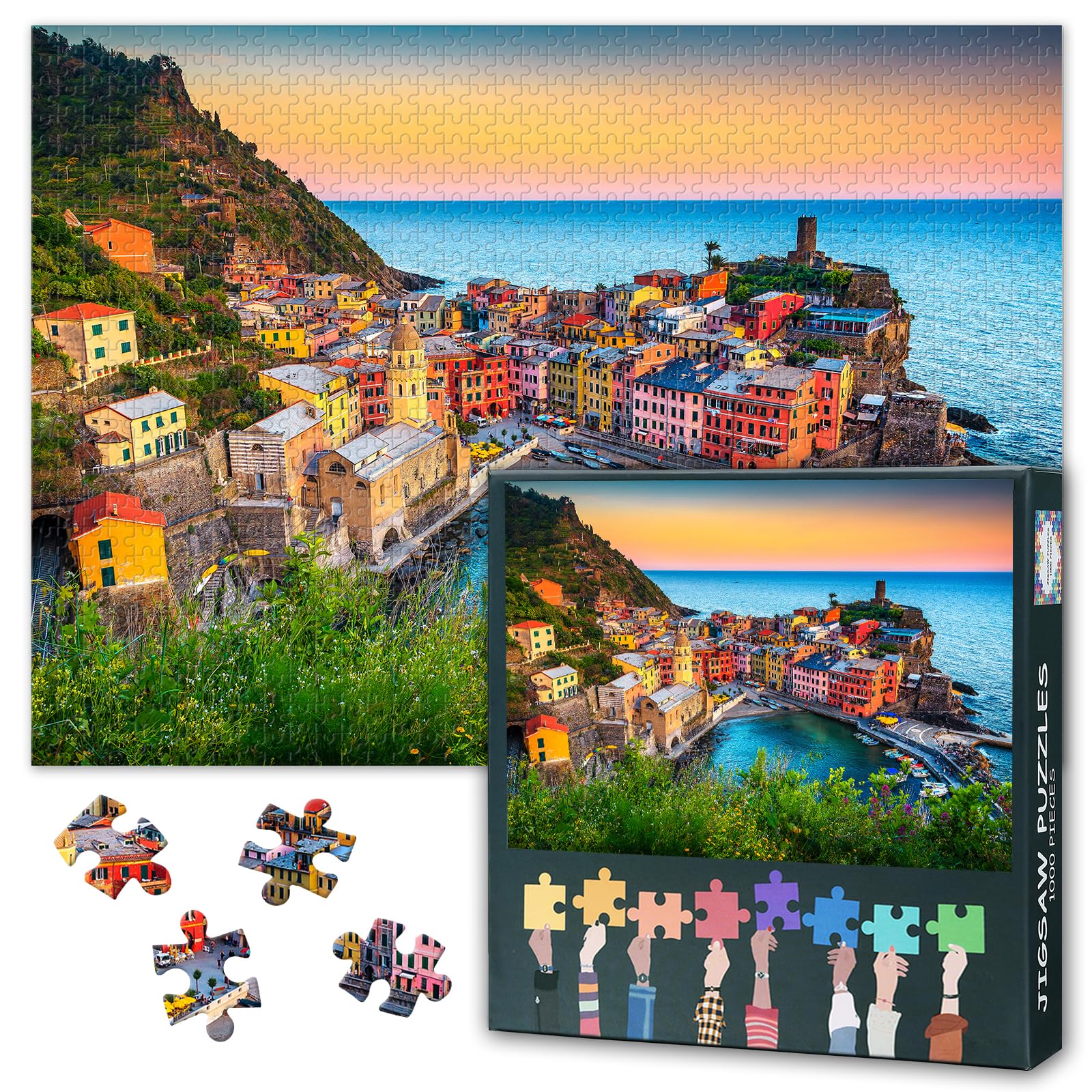 Jigsaw Puzzles for Adults 1000 Cinque Terre Italy
