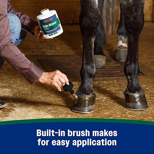 Vista 7 de Farnam Rain Maker - Hidratante y acondicionador de pezuñas de triple acción, protección contra el clima seco, grietas, divisiones, talones