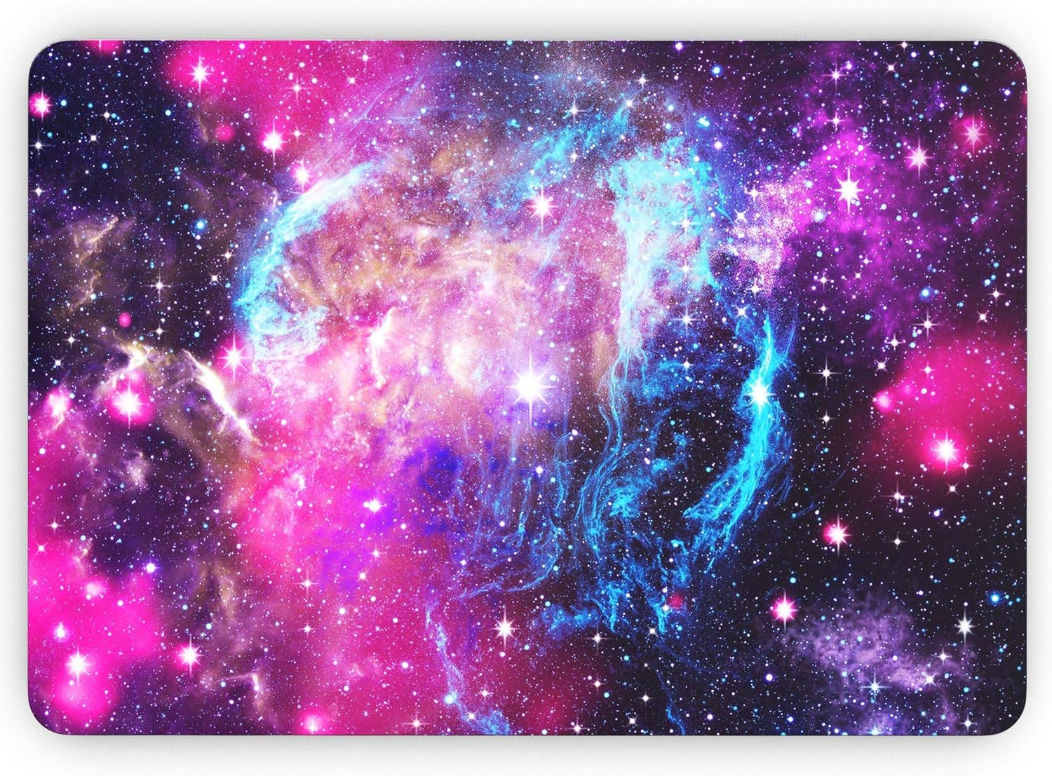 DesignSkinz - Compatible with MacBook Pro 16" M3/M4 (A2991/A3403) - Skin Decal Protective Scratch Resistant Vinyl Wrap - Bright Trippy Space