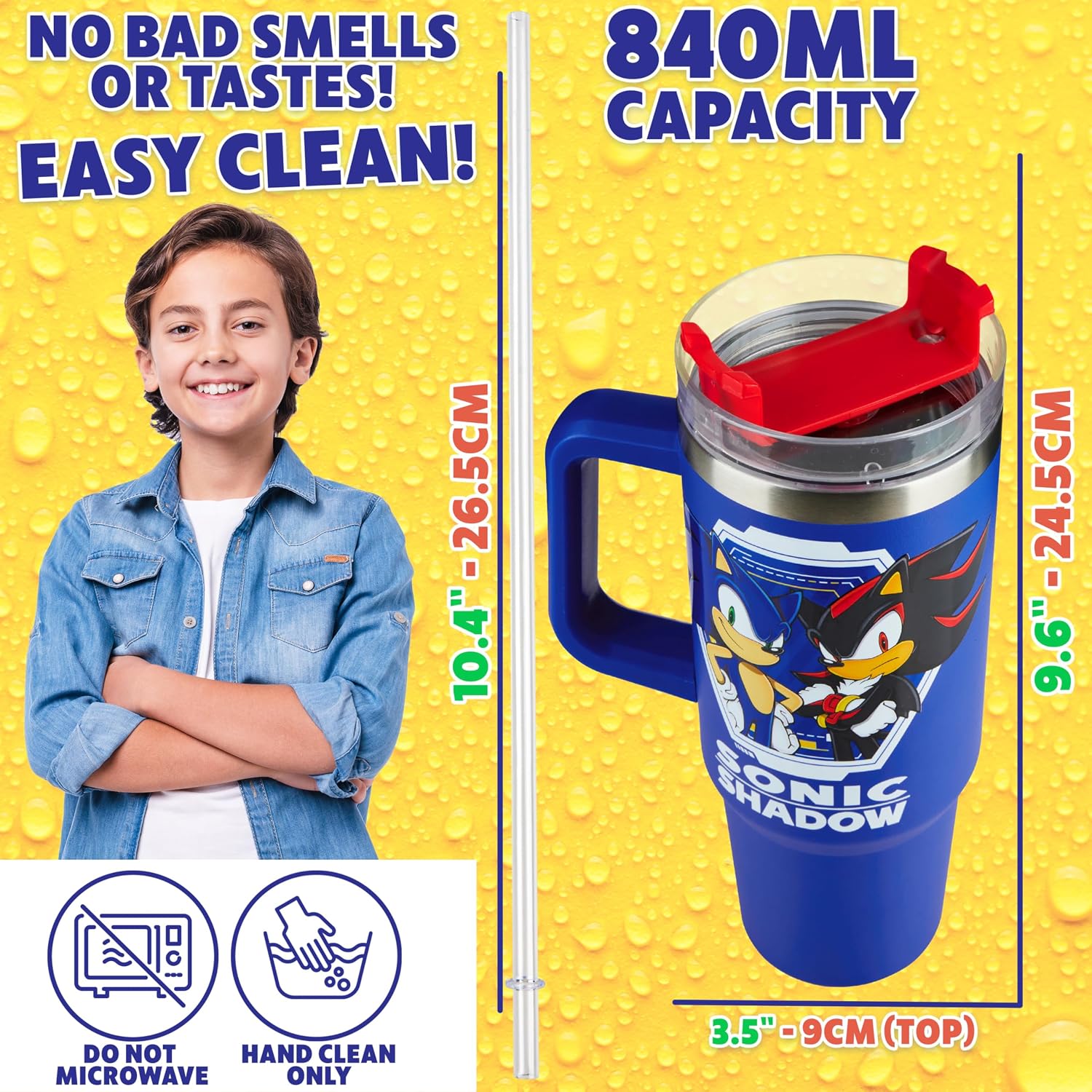 Get Trend Sonic Hedgehog Kids Tumbler